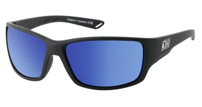 DD Virtual-Satin Black-Grey|Blue Mirror Polarised