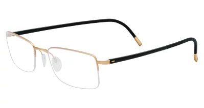 Silhouette Illusion 5428 Satined Gold / Black 53 19 145